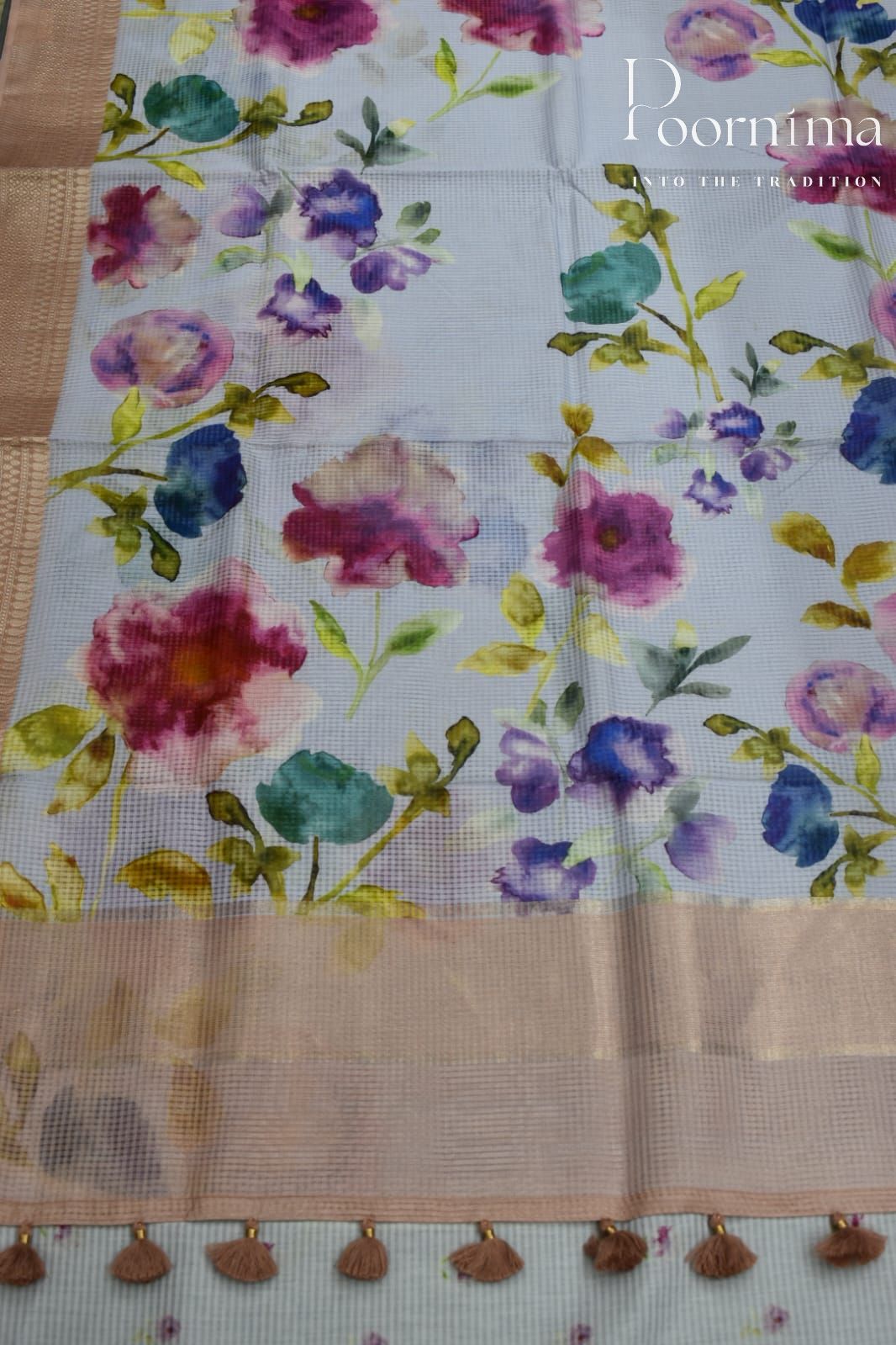 LIGHT PURPLE- BANANA WEAVING SAREE