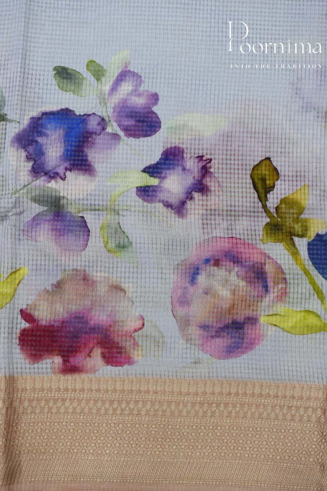 LIGHT PURPLE- BANANA WEAVING SAREE