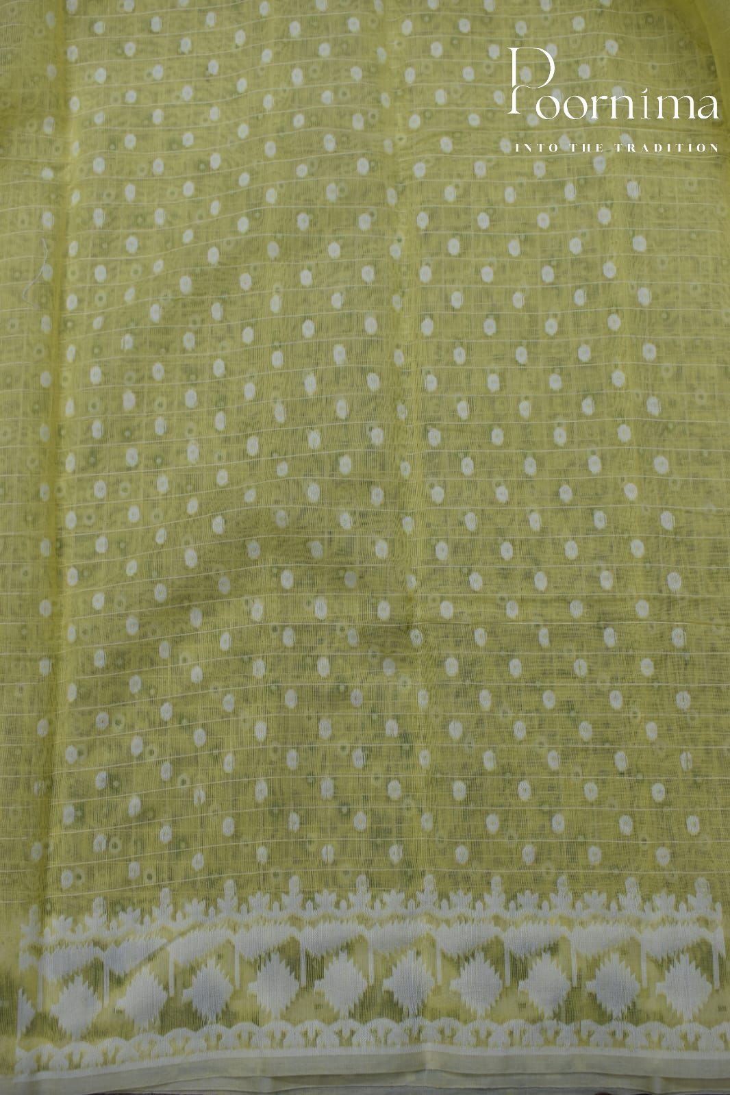 YELLOW- JAMDANI SAREE