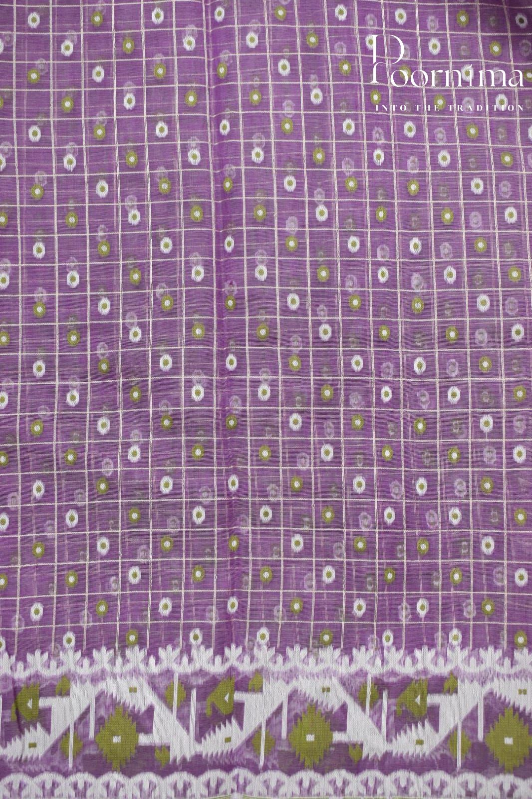 LIGHT VIOLET- JAMDANI SAREE