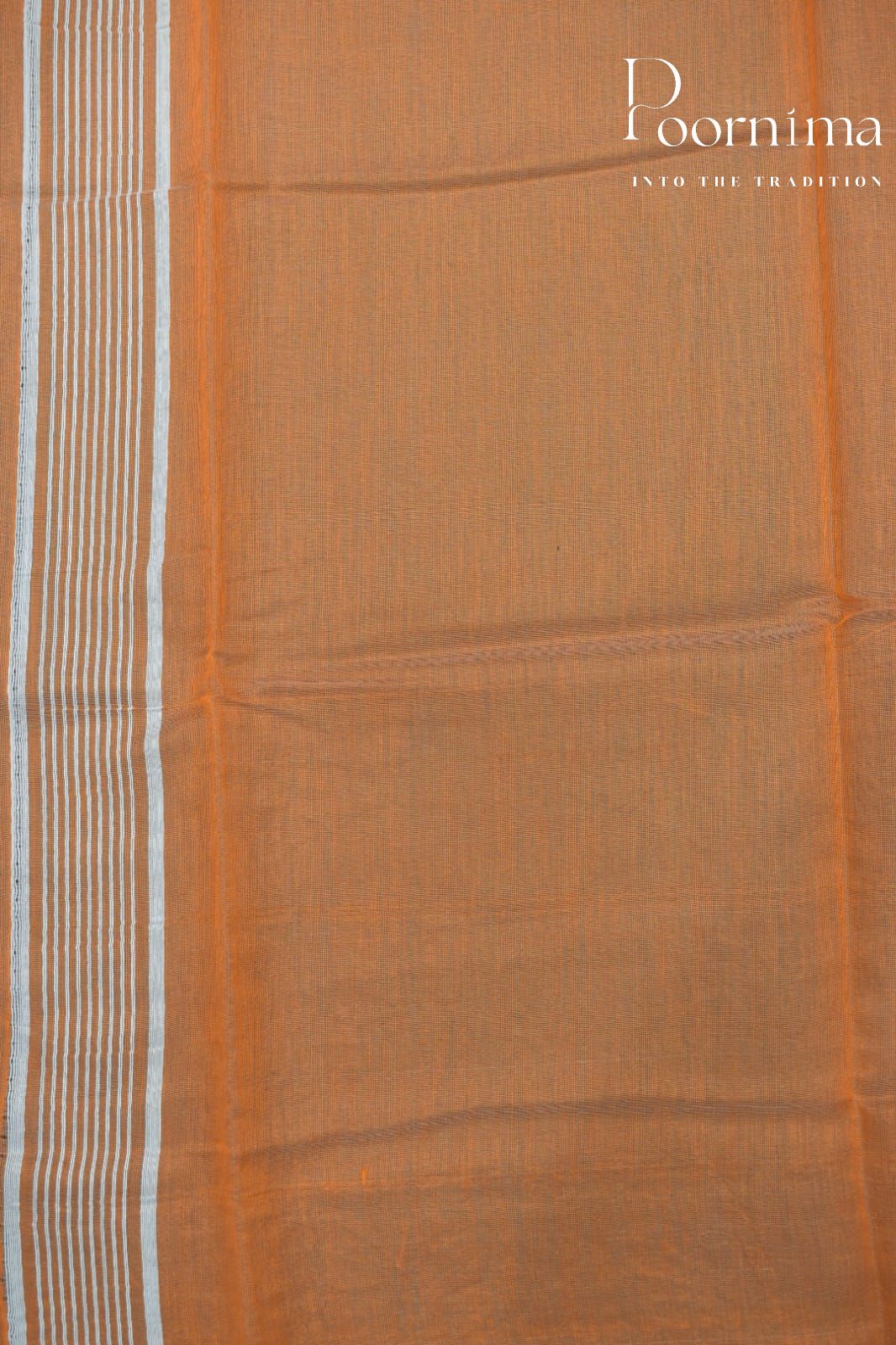 ORANGE- JAMDANI SAREE