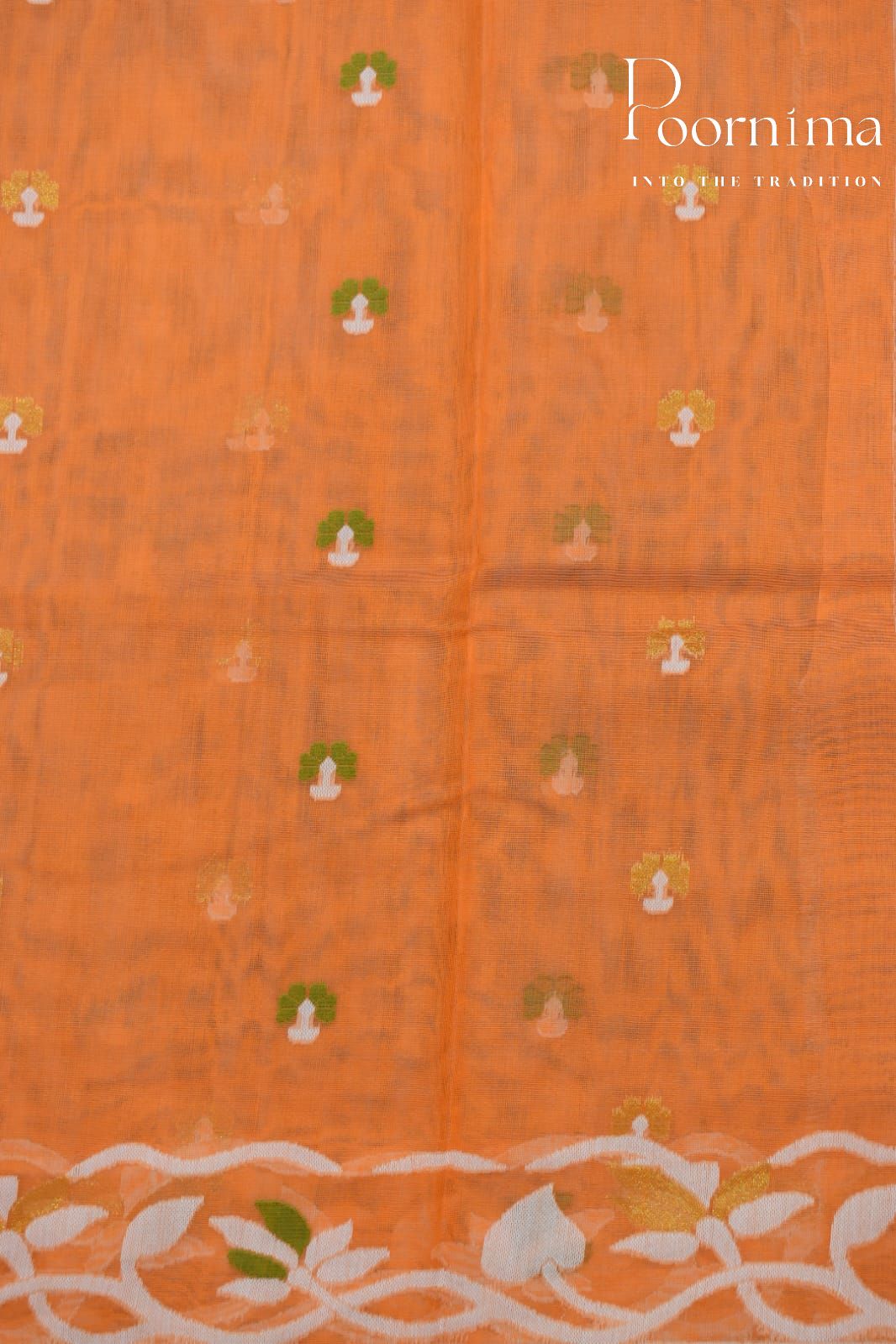 ORANGE- JAMDANI SAREE