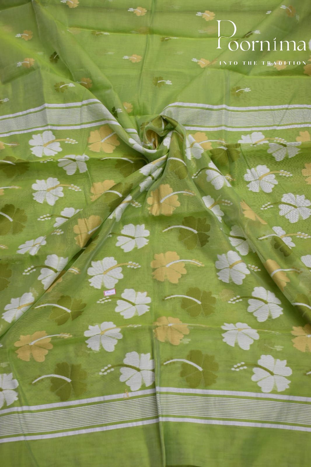 GREEN- JAMDANI SAREE