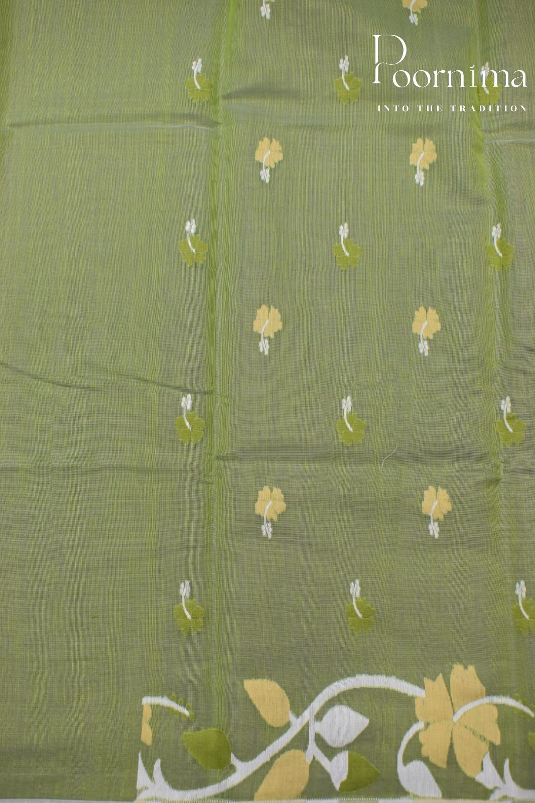 GREEN- JAMDANI SAREE