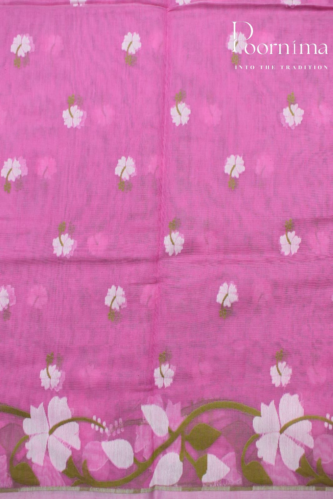 PINK- JAMDANI SAREE