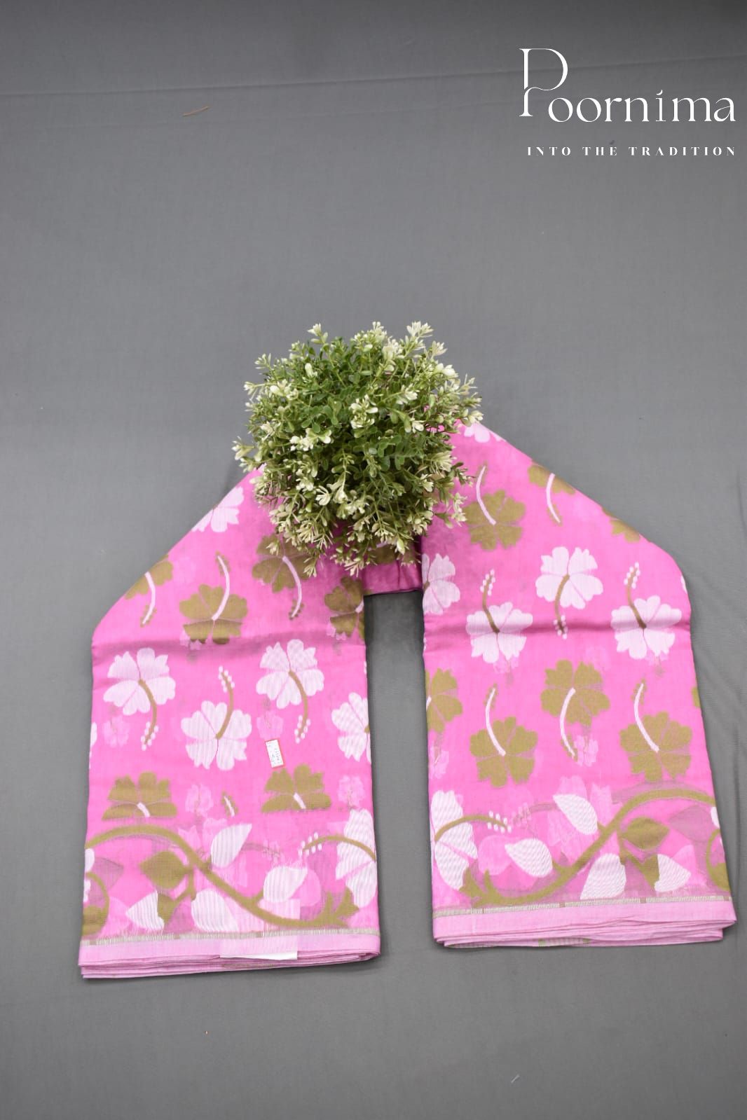 PINK- JAMDANI SAREE