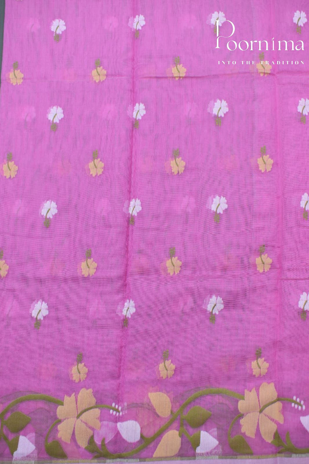 PINK- JAMDANI SAREE