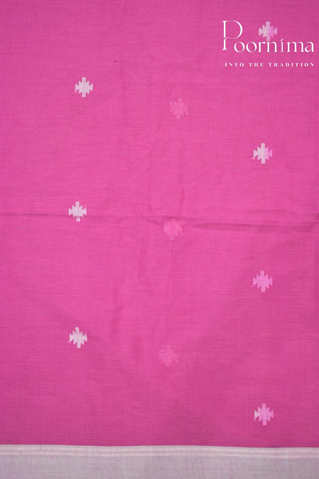 PINK- PURE JAMDANI SAREE