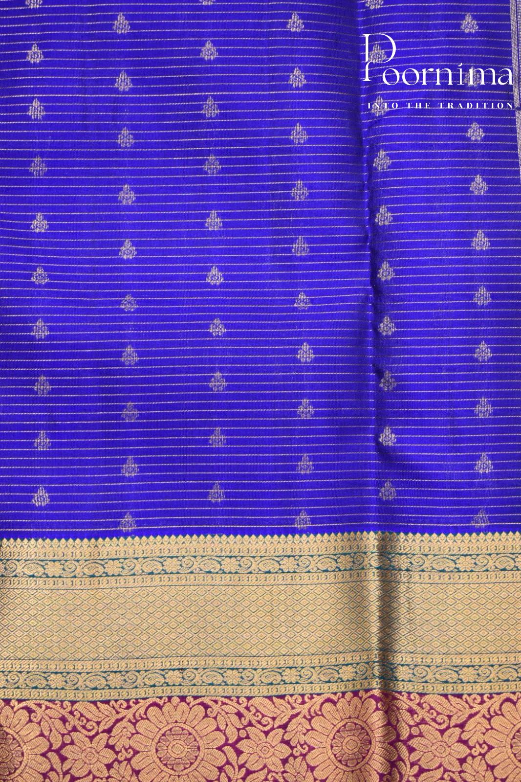VIOLET- PURE KANJEEVARAM ORNI SILK SAREE