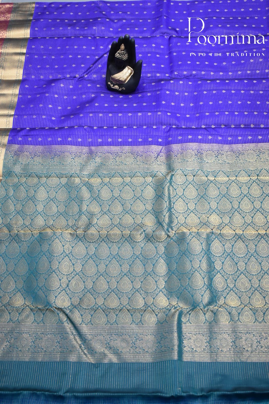 VIOLET- PURE KANJEEVARAM ORNI SILK SAREE