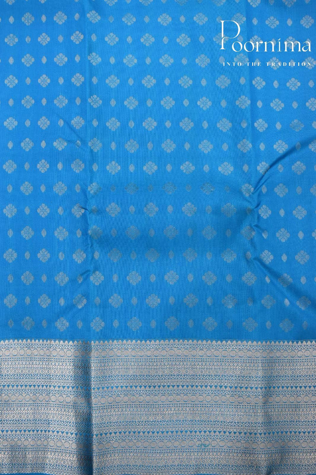 SKY BLUE- PURE KANJEEVARAM ORNI SILK SAREE