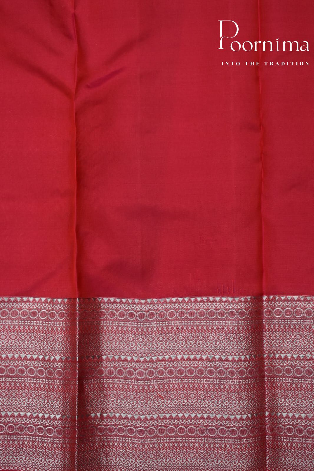 ORANGE- PURE KANJEEVARAM ARNI SILK SAREE