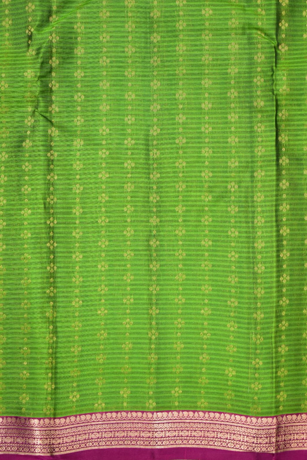PARROT GREEN- PURE KANJEEVARAM ARNI SILK SAREE