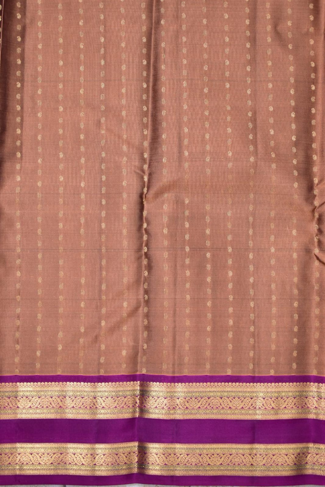 RUST RED- PURE KANJEEVARAM ARNI SILK SAREE
