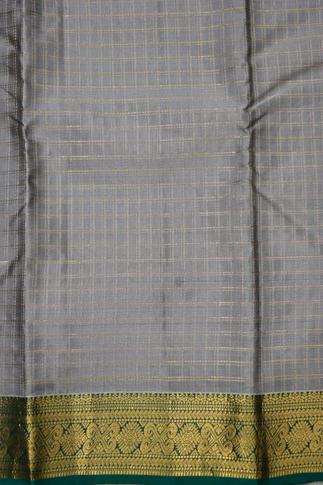 GREY- PURE KANJEEVARAM ARNI SILK SAREE