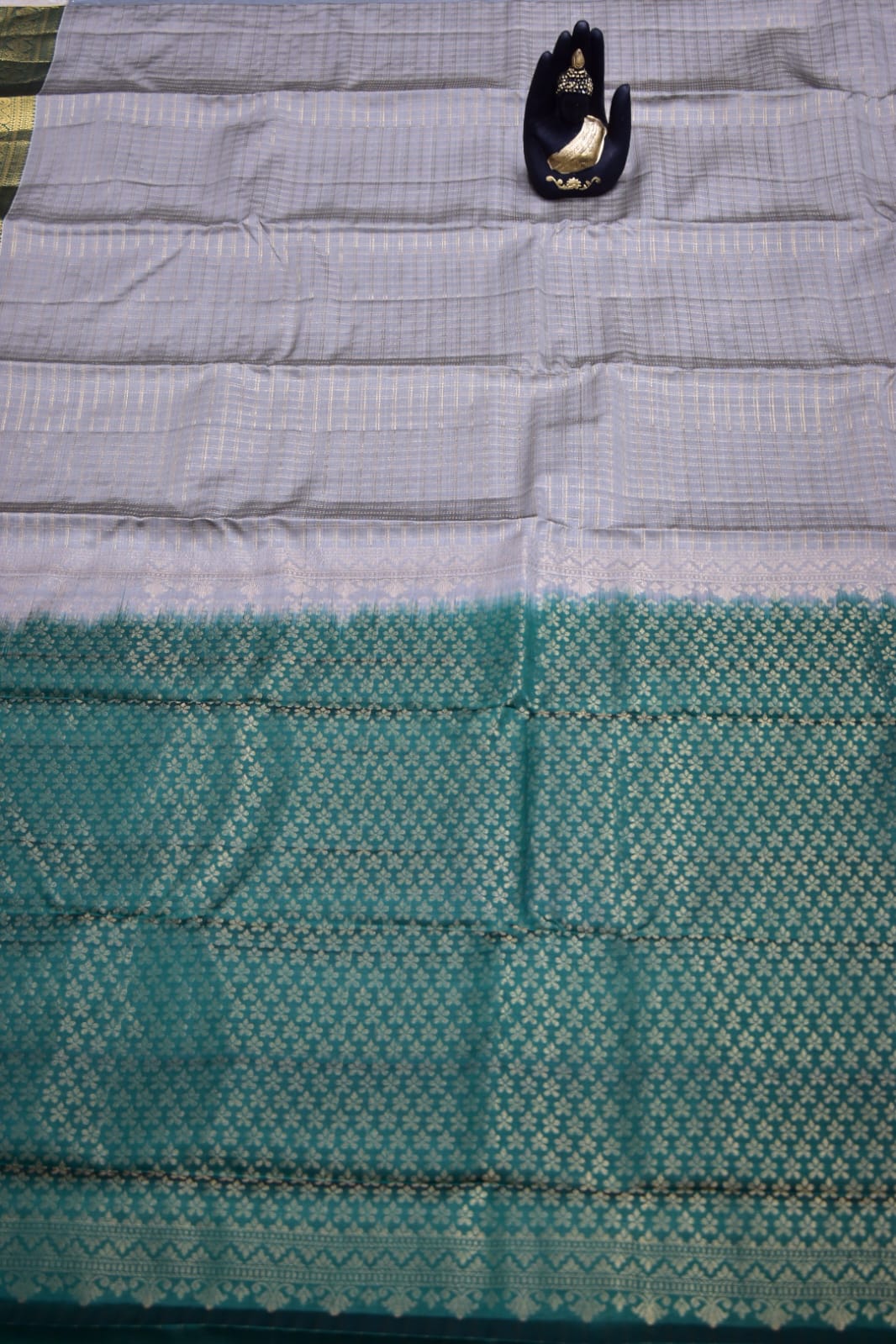 GREY- PURE KANJEEVARAM ARNI SILK SAREE