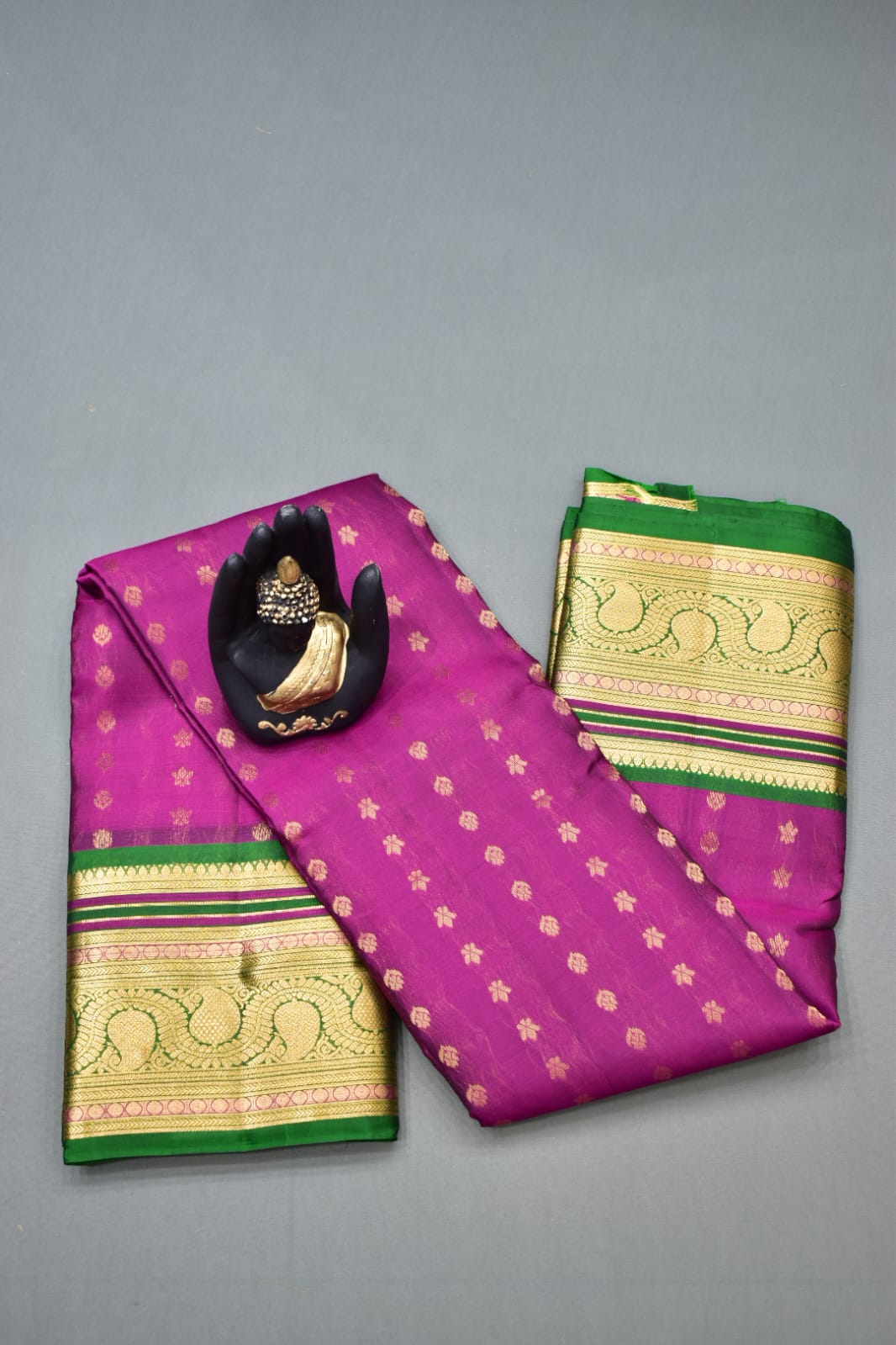 MAGENTA- PURE KANJEEVARAM ARNI SILK SAREE