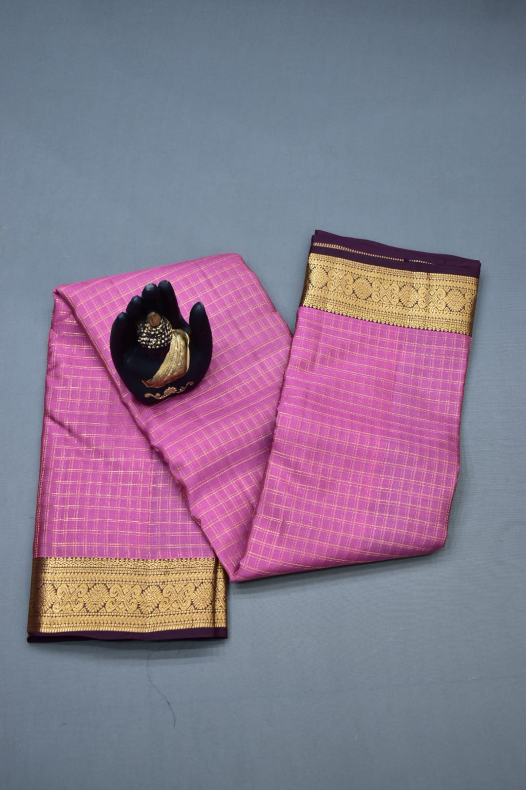 OLD ROSE- PURE KANJEEVARAM ARNI SILK SAREE