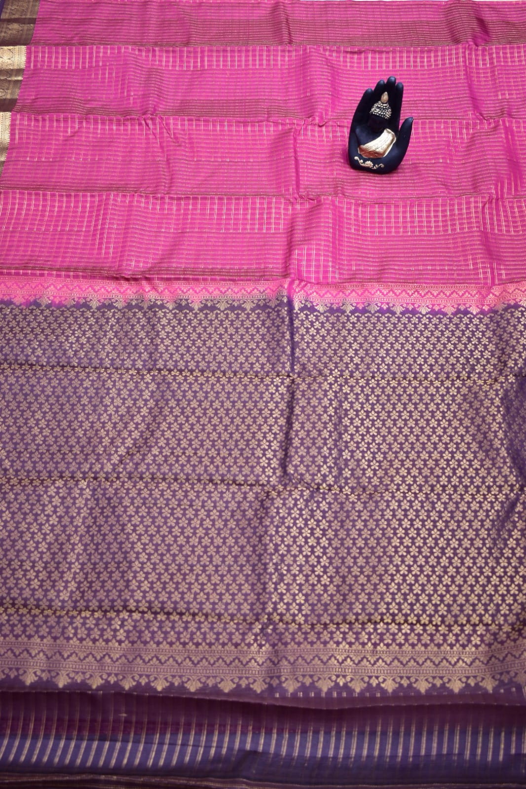 ROSE RED- PURE KANJEEVARAM ARNI SILK SAREE