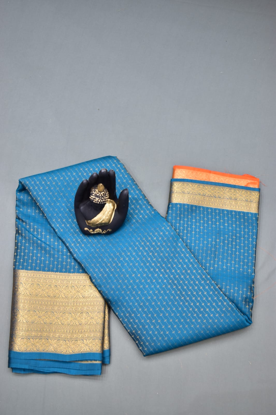 PINE GREEN- PURE KANJEEVARAM ARNI SILK SAREE