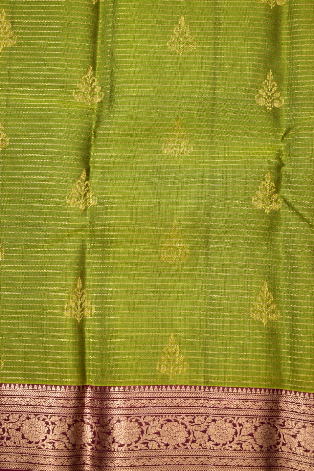MEHANDI GREEN- PURE KANJEEVARAM ARNI SILK SAREE