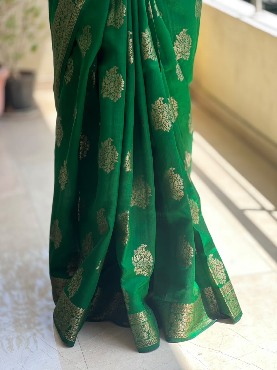 DUPIYANA ANTIQUE ZARI SAREE