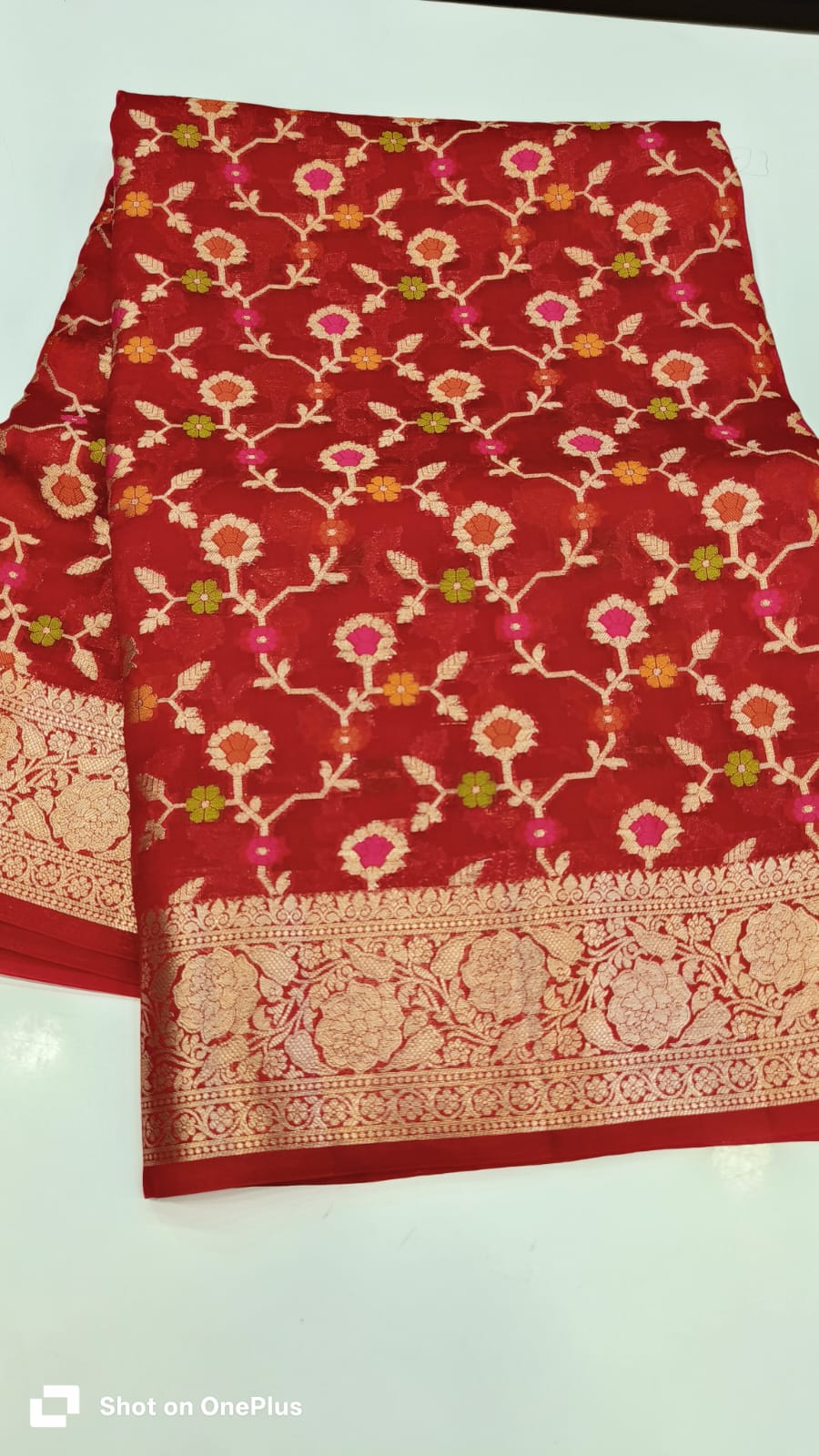 KORA JAMDHANI SAREE