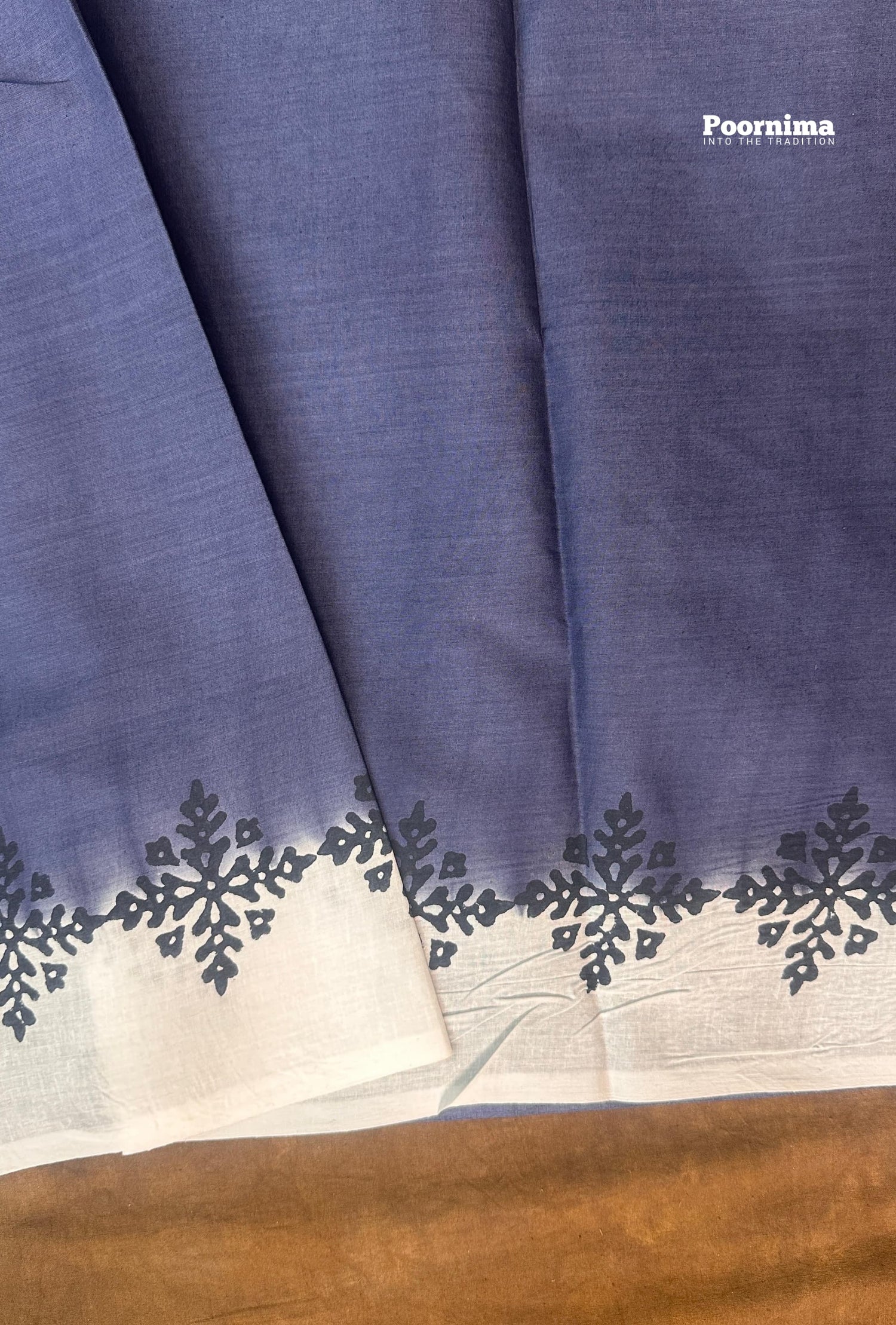 MUNGA KOTA WHITE AND LIGHT BLUE COLUR COMINATIO0N ALL OVER SAREES WITH BLACK DESIGN