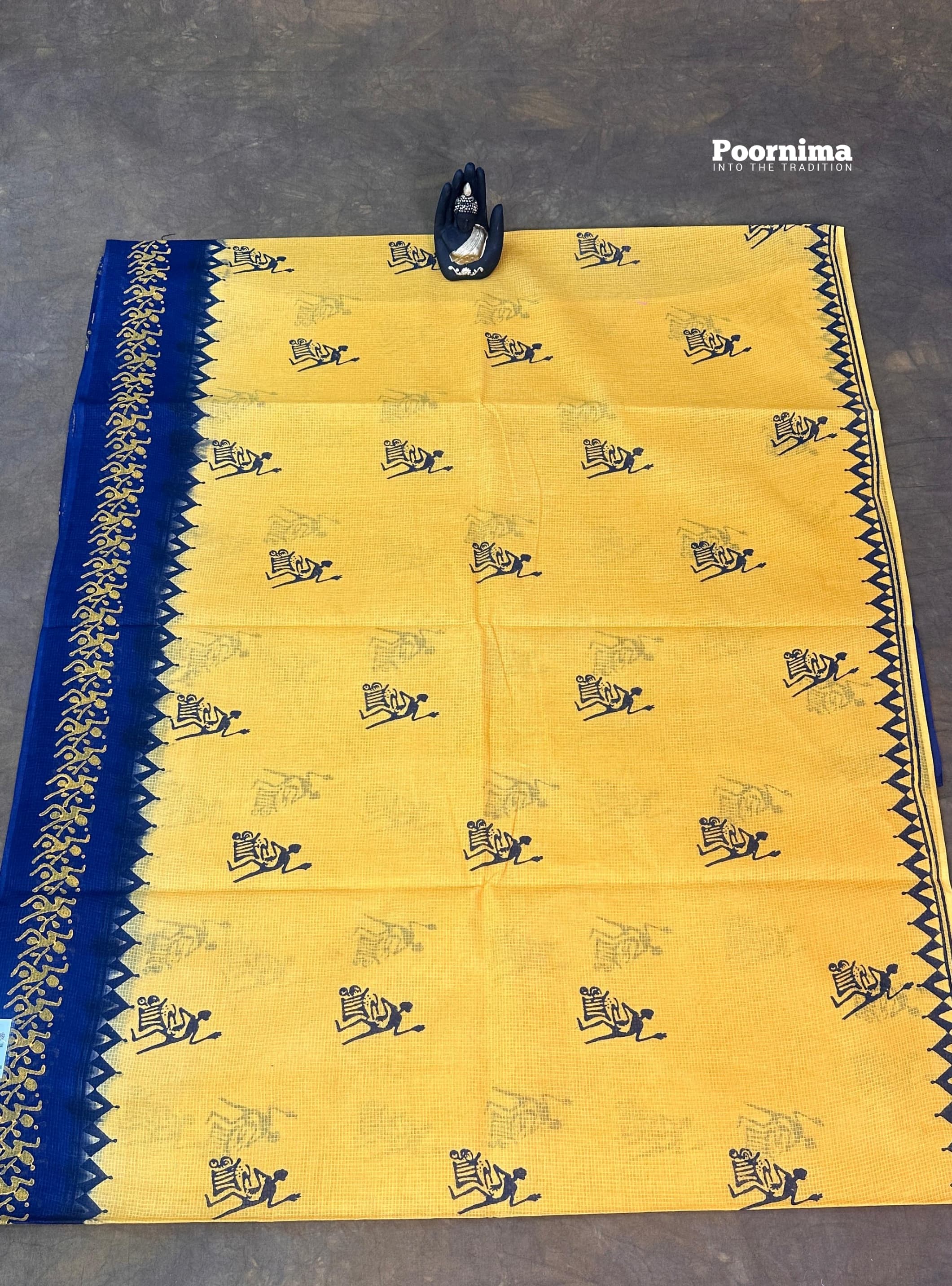 MUNGA COTTON YELLOW AND BLUE COLUR COMBINATION ALL PRINTS
