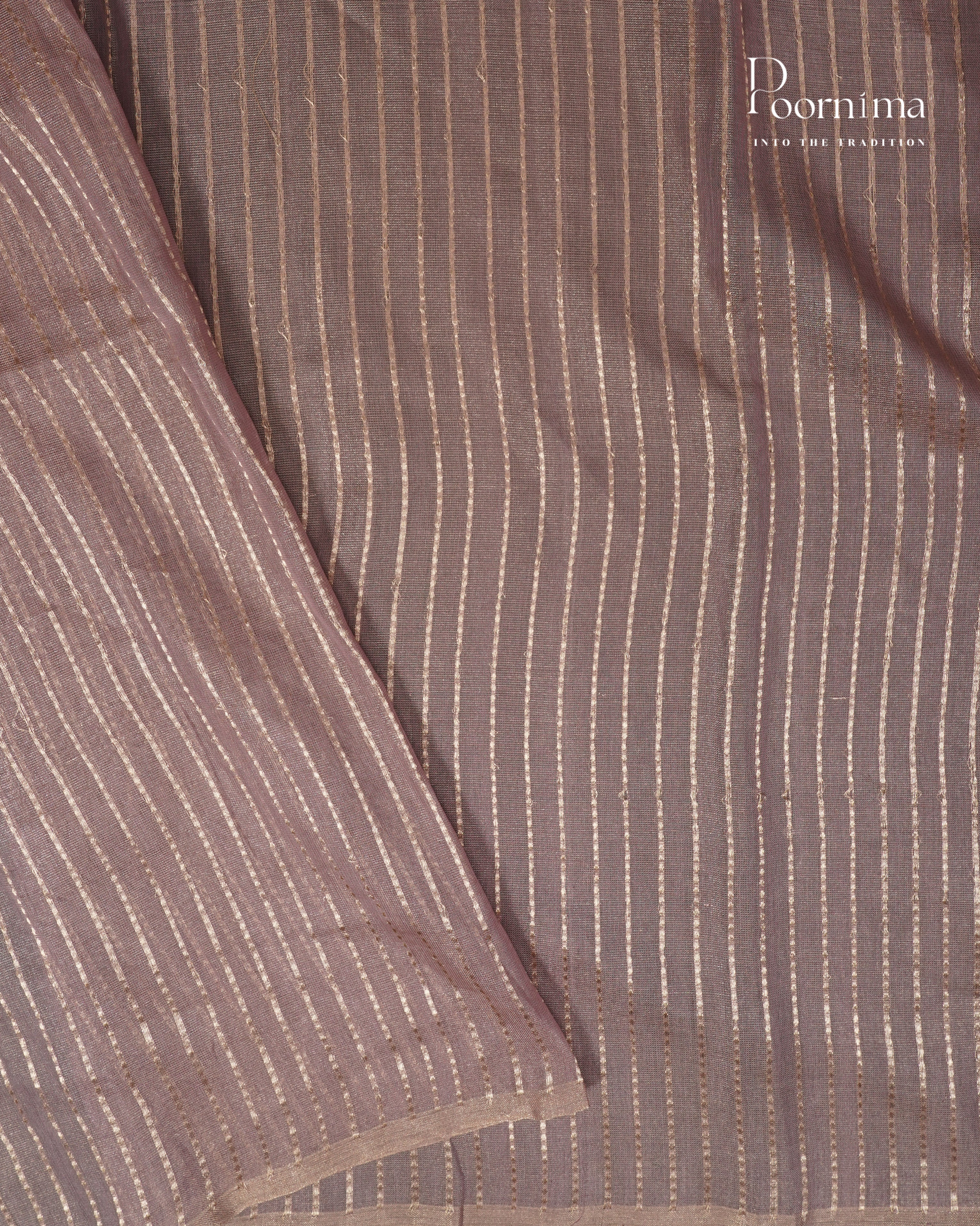 ONION PINK- CHANDERI TISSUE SAREE WITH WOVEN BUTTI ALL OVER