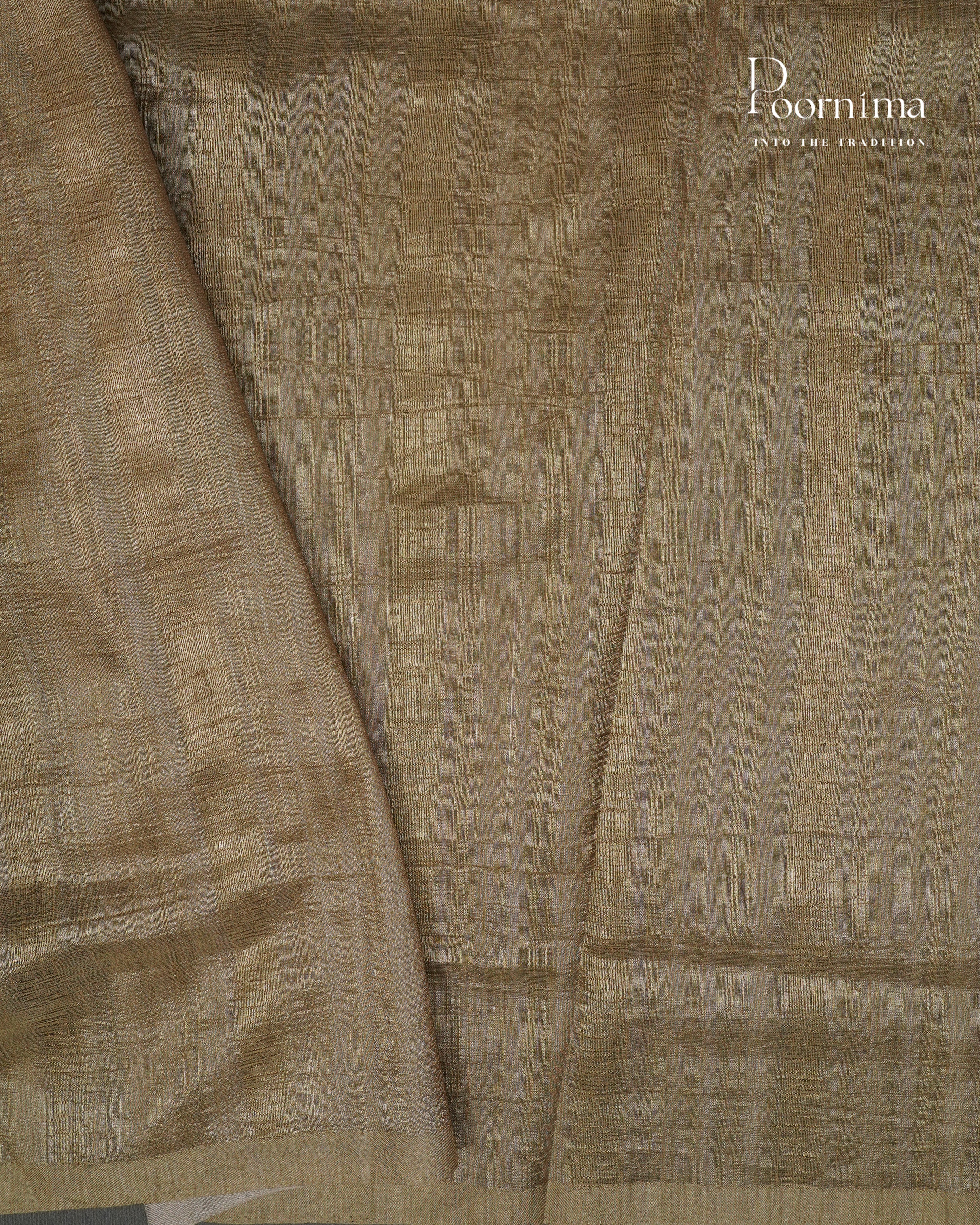YELLOW - SEMI TUSSAR SAREE WITH ALLOVER DIGITAL PRINTS AND FOIL PRINTS