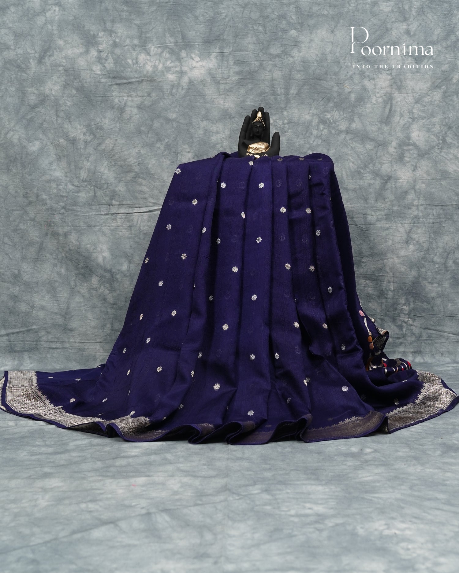 TUSSAR GEORGETTE SAREE IN VIOLET COLOUR