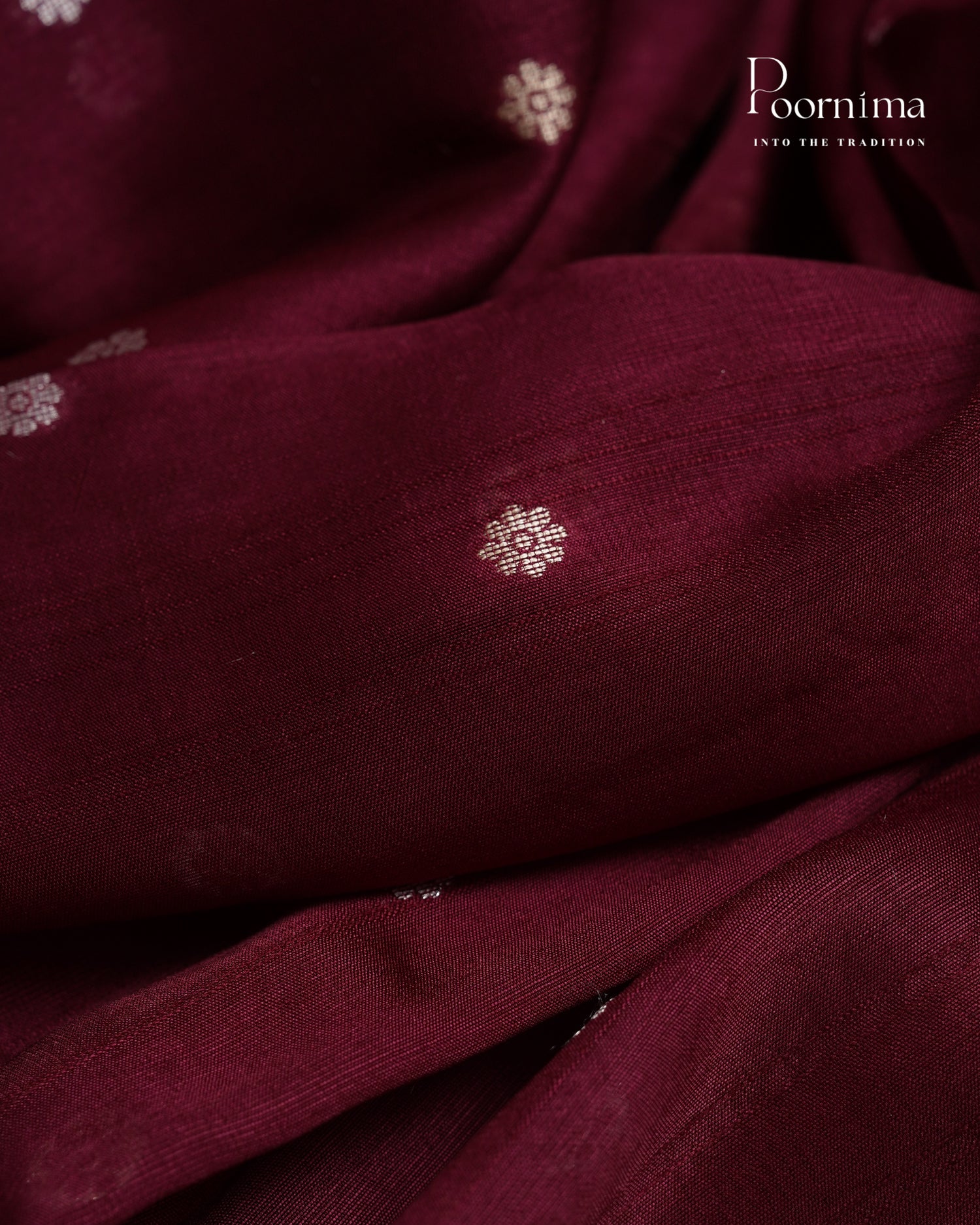 TUSSAR GEORGETTE SAREE IN MAROON  COLOUR