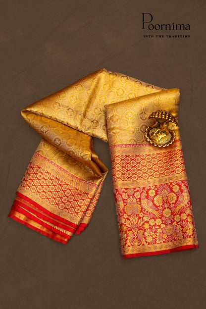 VINTAGE KANJEEVARAM-HAEVEST GOLD
