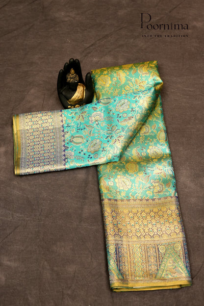 VINTAGE KANJEEVARAM-SEA GREEN