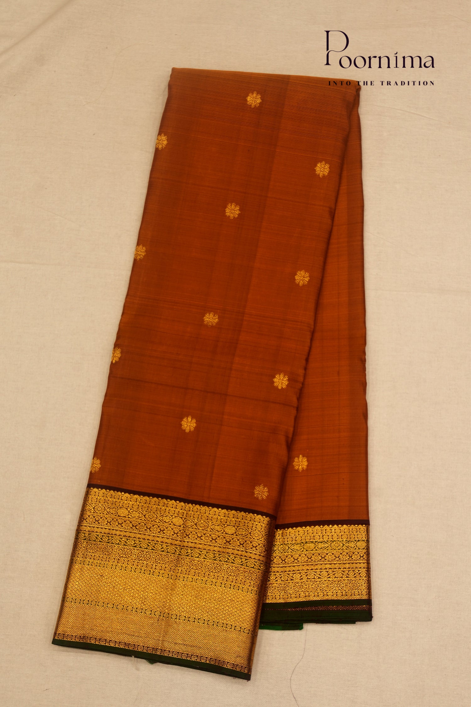 VINTAGE KANJEEVARAM- BROWN