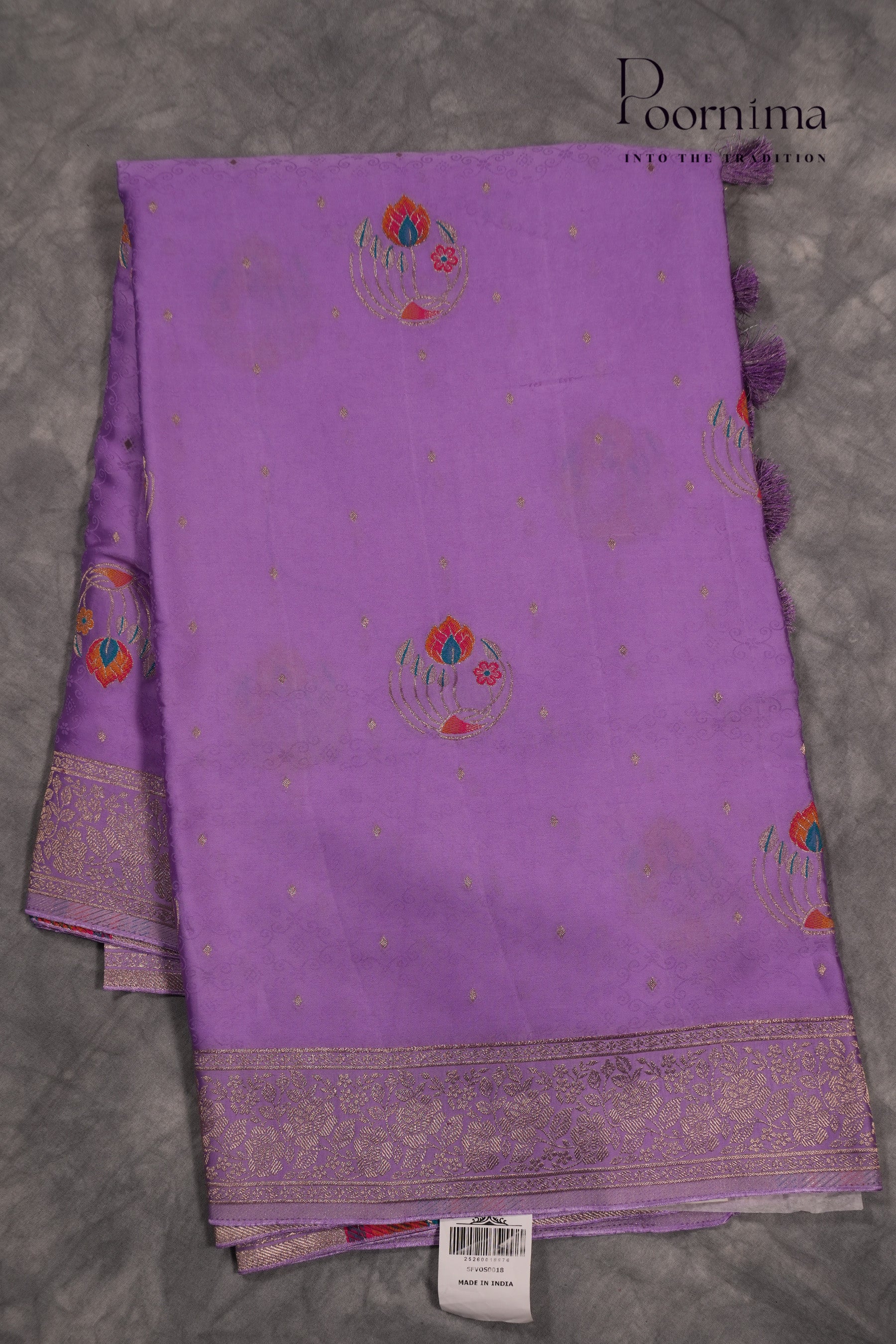 BENARASI FANCY SAREE- PURPLE