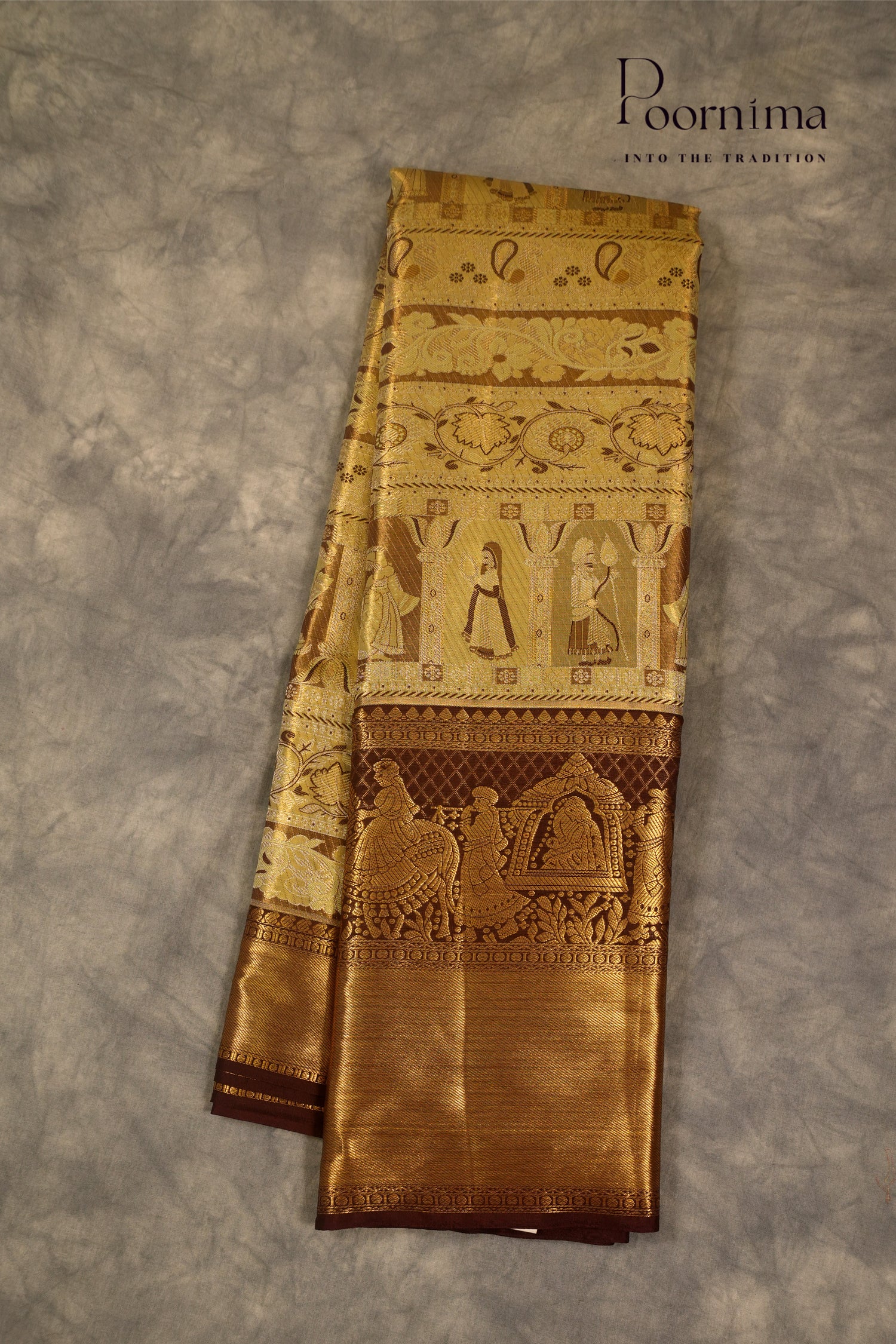 VINTAGE KANJEEVARAM- GOLD