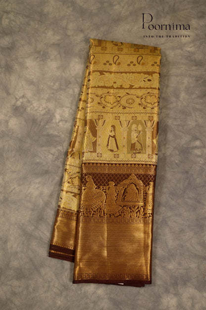 VINTAGE KANJEEVARAM- GOLD