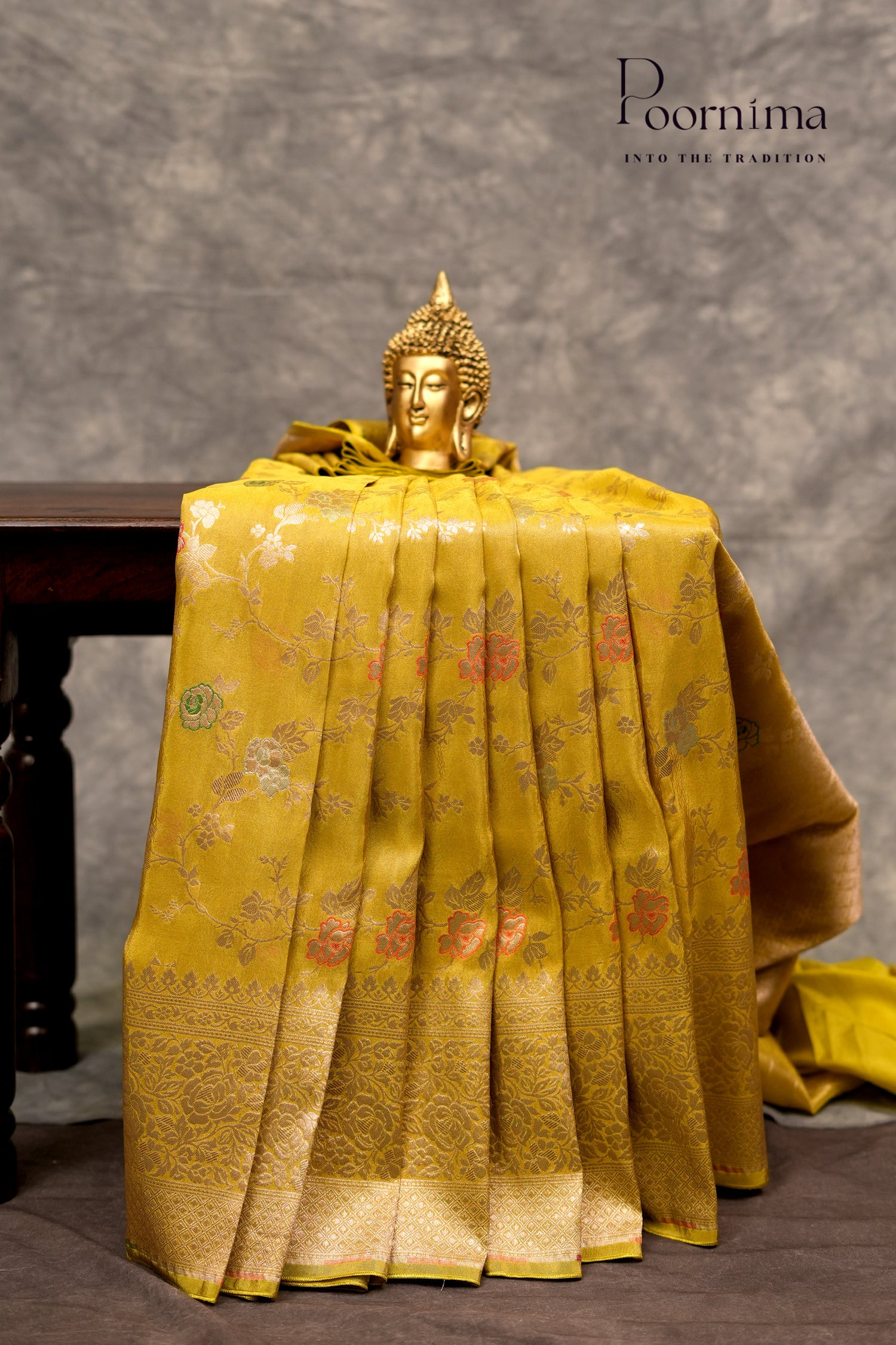 BENARASI PATTU- SUNFLOWER