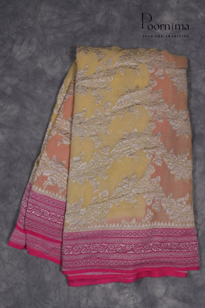 BENARASI SAREE- CREAM