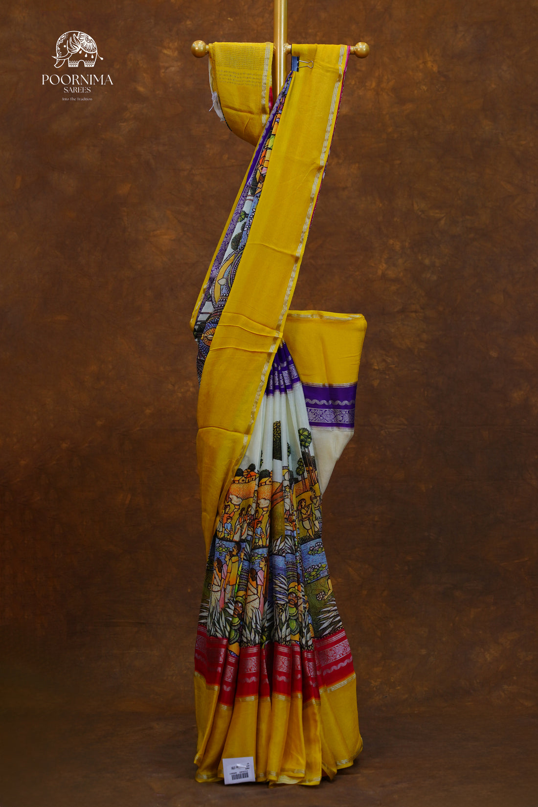 MYSORE SILK DIGITAL PRINTED SAREE