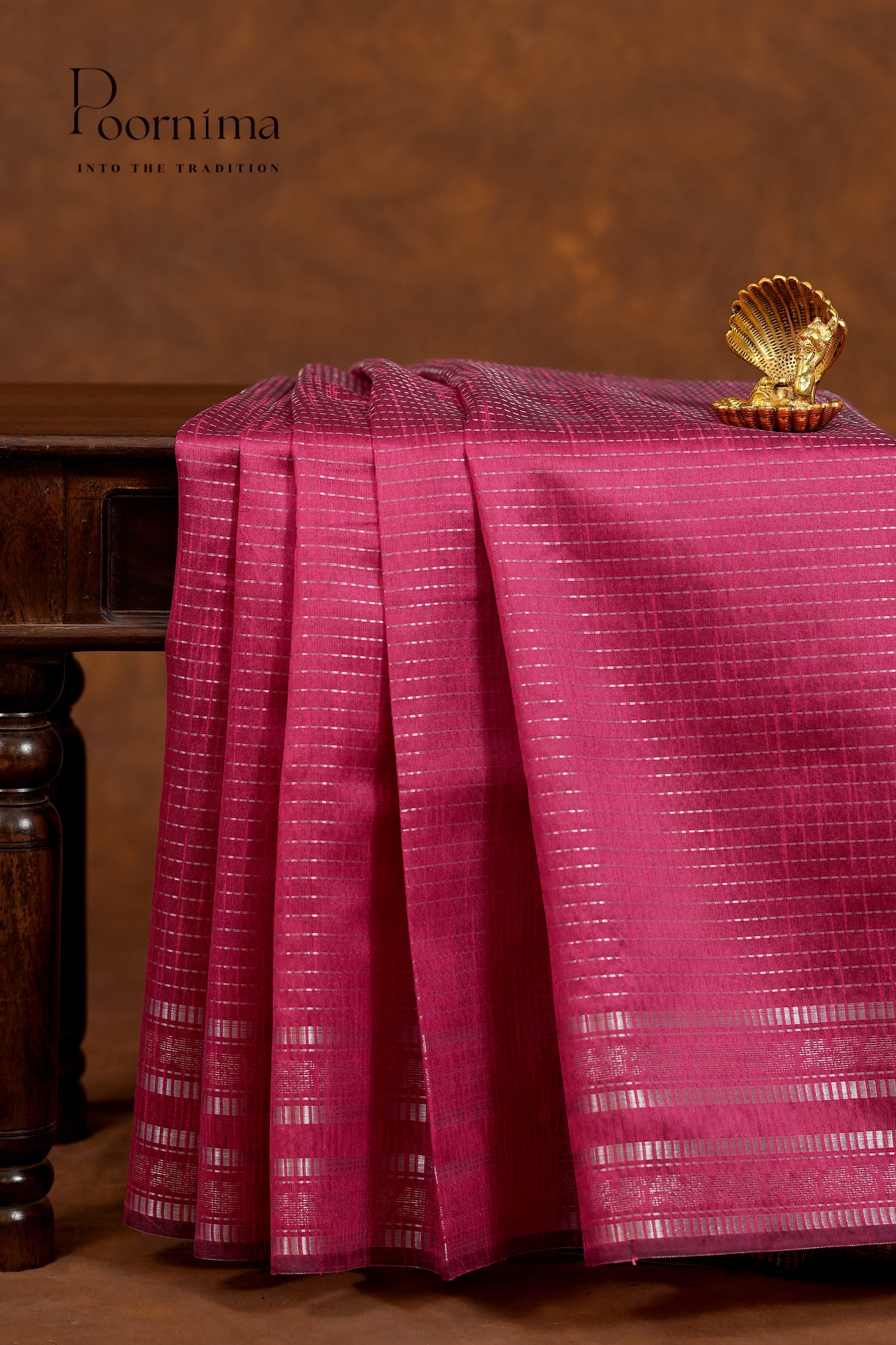 DUPIYANA FANCY SAREE- PINK