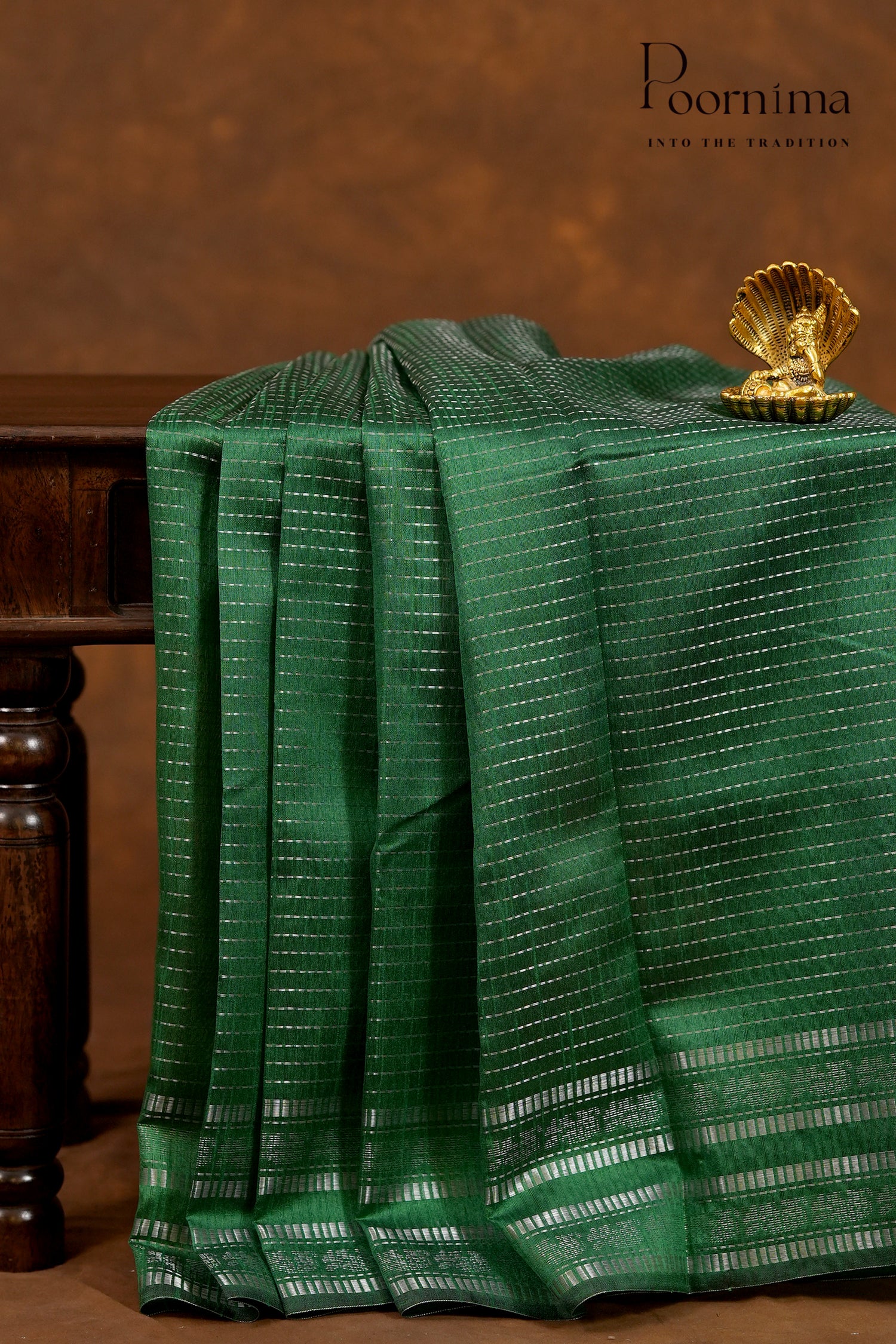 DUPIYANA FANCY SAREE- GREEN