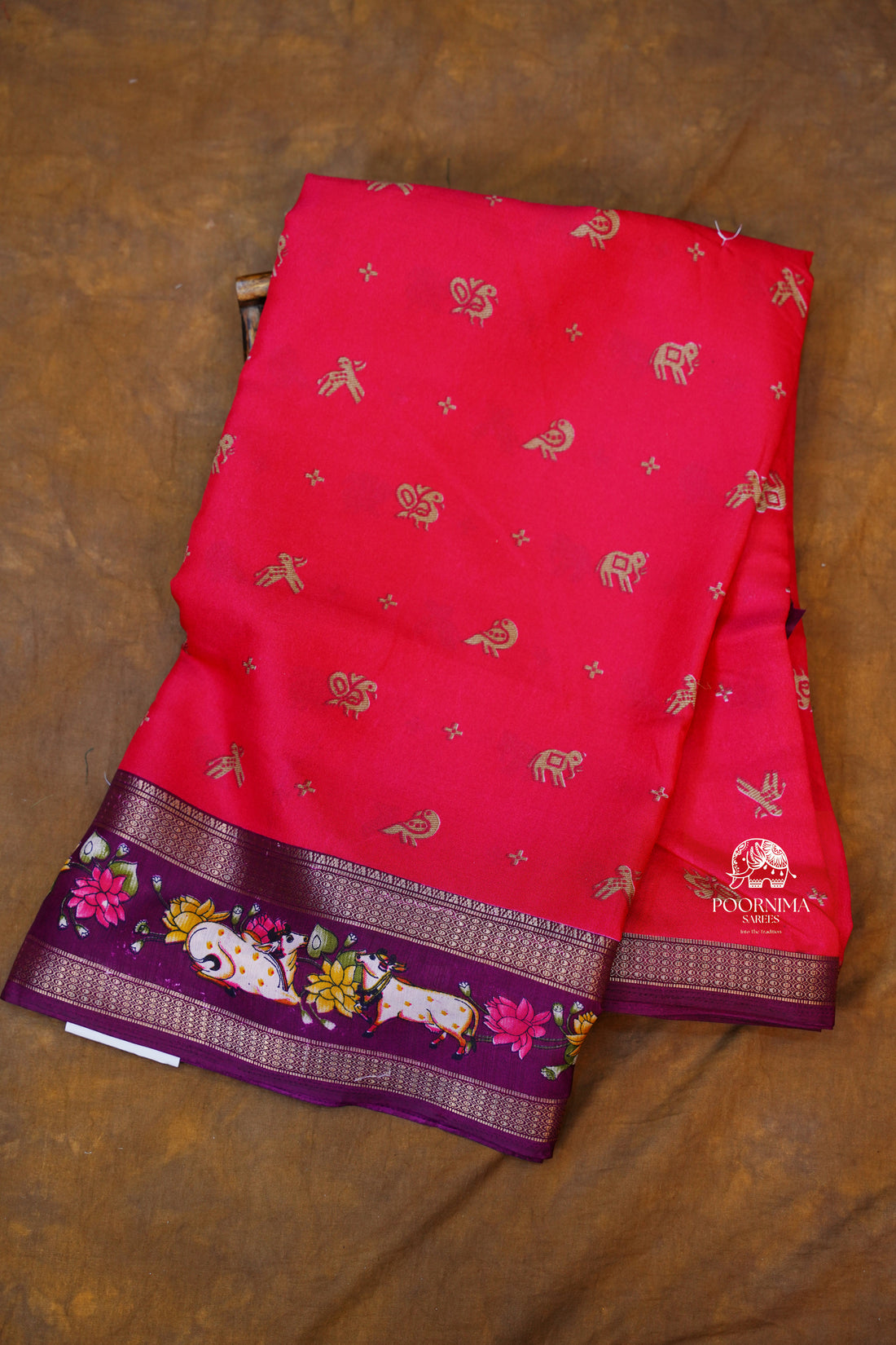 DOLA SILK SAREE - PINK
