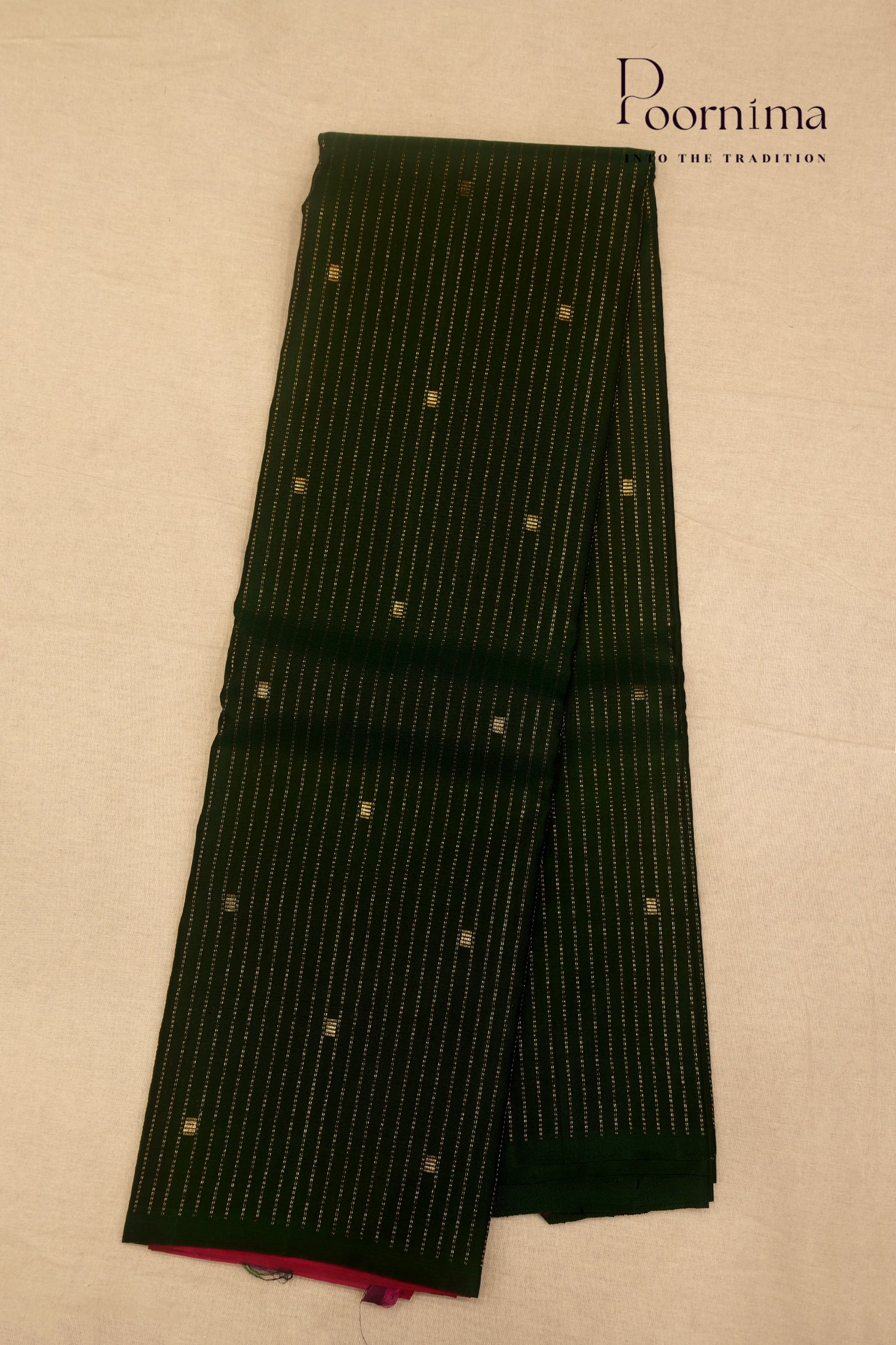 VINTAGE KANJEEVARAM- DARK GREEN