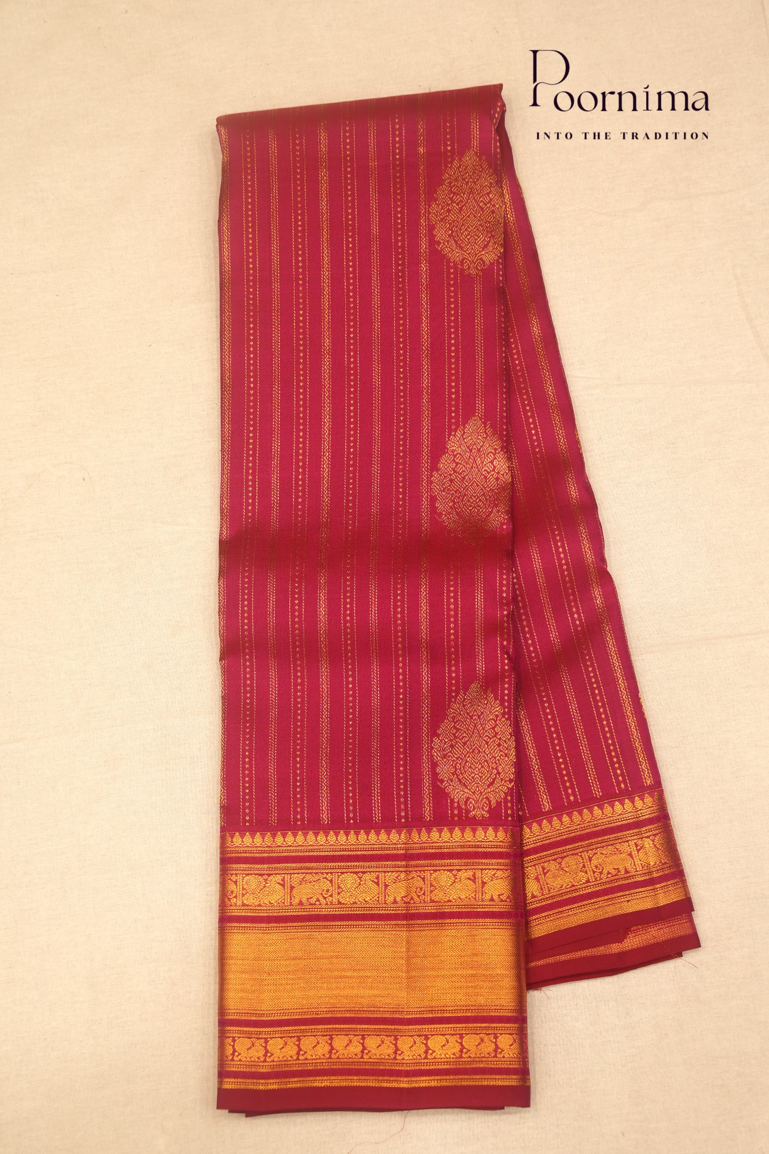 VINTAGE KANJEEVARAM- MAGENTA PINK