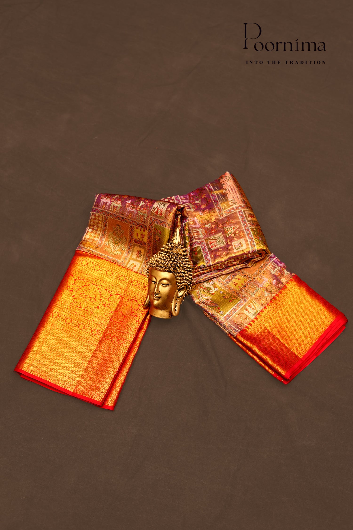 VINTAGE KANJEEVARAM- FLAMINGO PINK