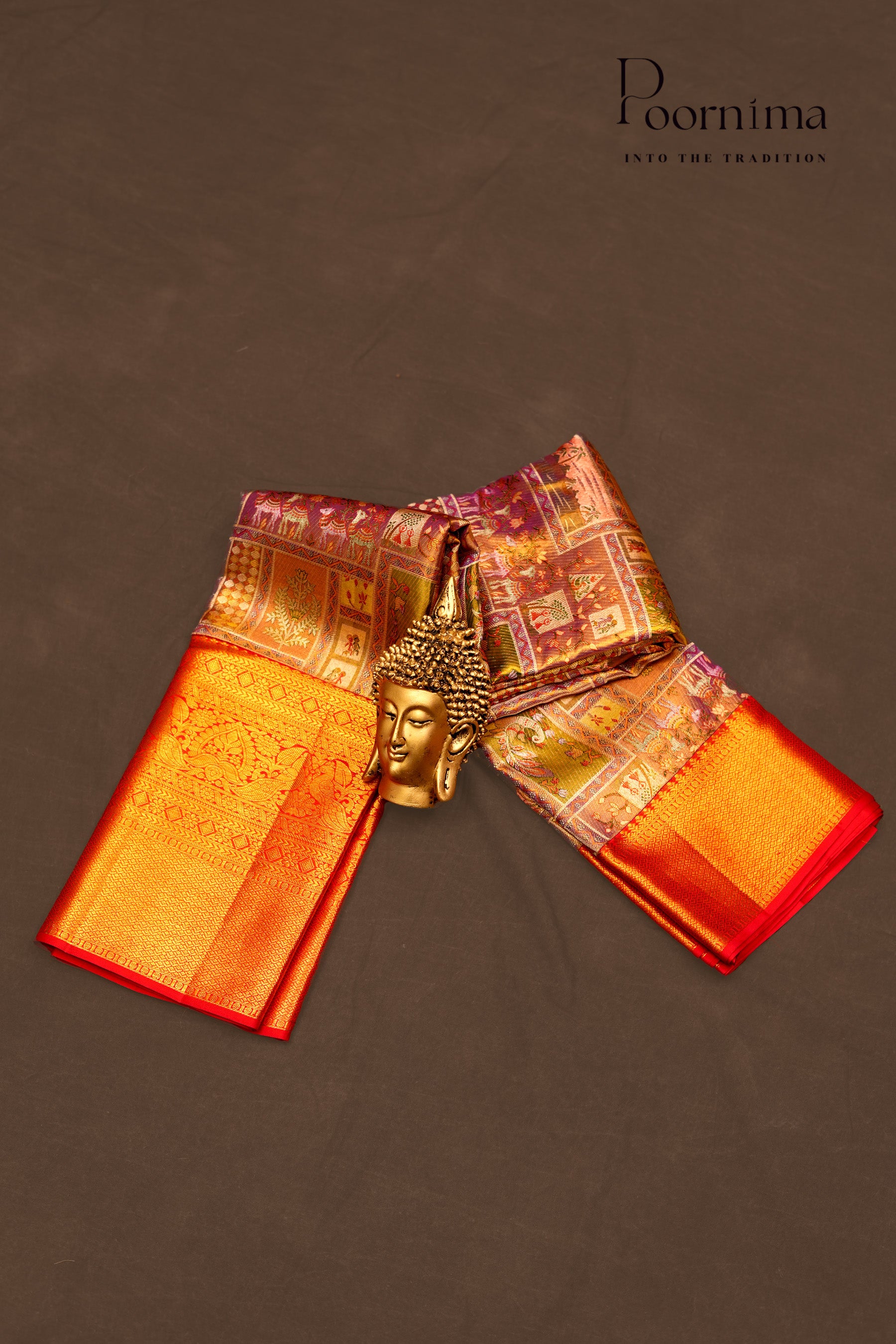 VINTAGE KANJEEVARAM- FLAMINGO PINK