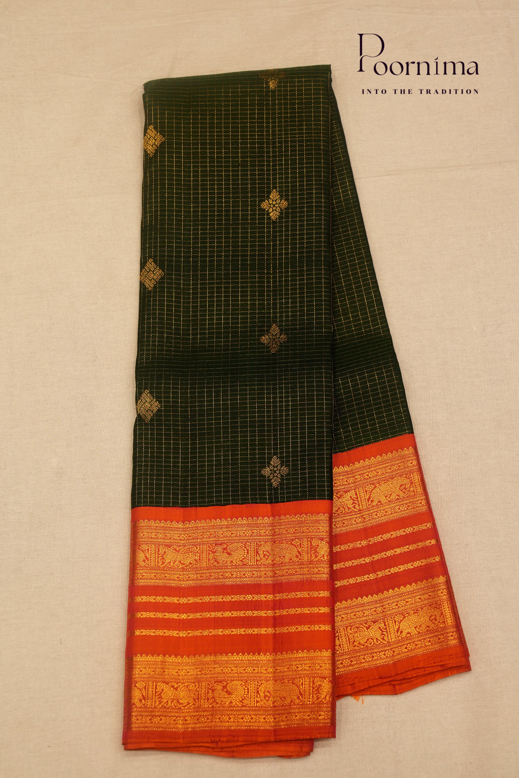 VINTAGE KANJEEVARAM- GREEN